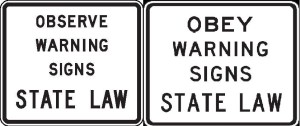 Obey Signs