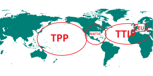 Stitching together the Chess Pieces TPP, NAFTA, TPIP and the EU