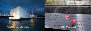 Pearl Harbor and 9/11 Memorials