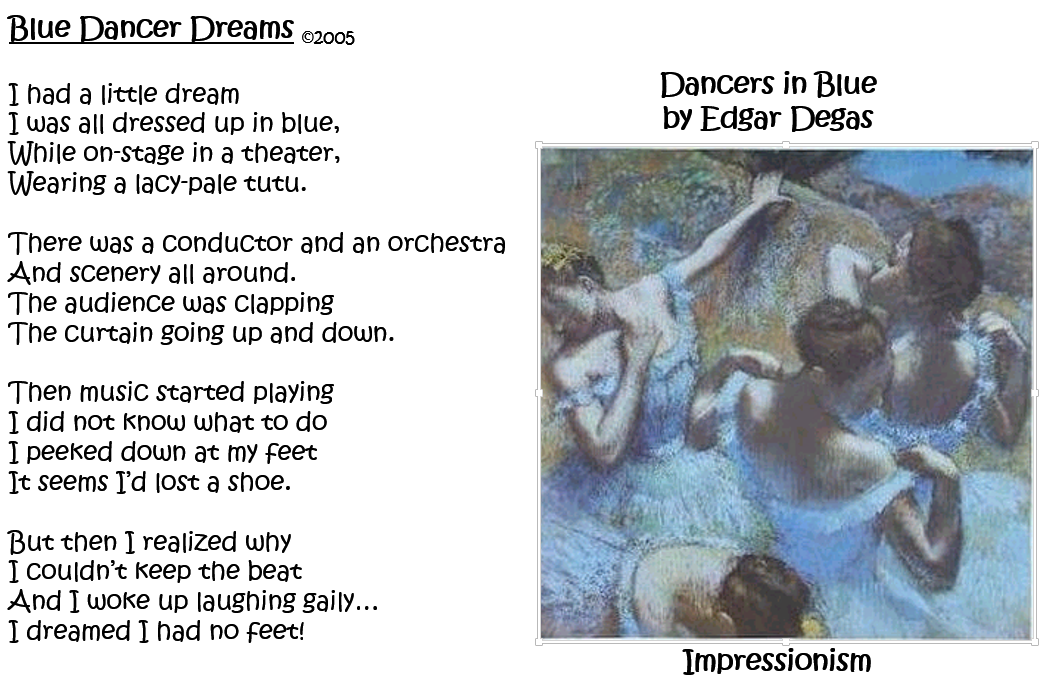 blue dancers